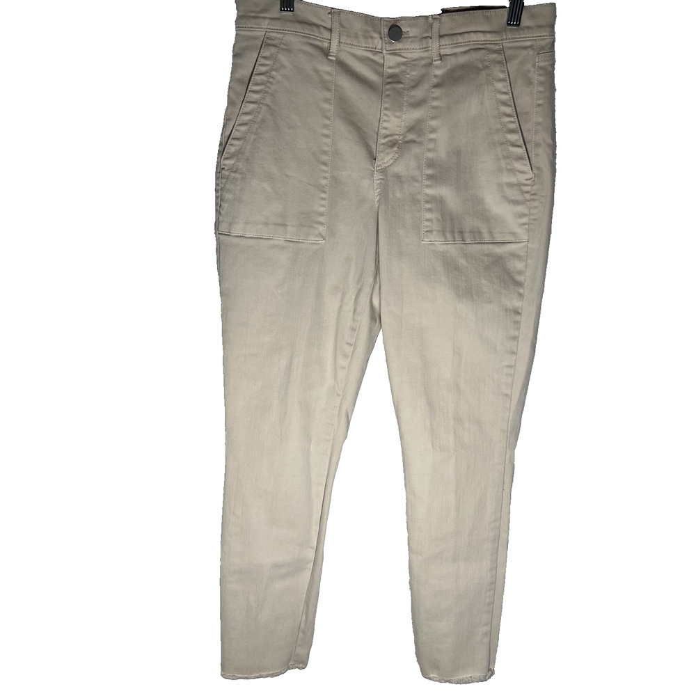 Women’s Loft Ann Taylor Modern Straight Jeans Size 8 Beige Skinny